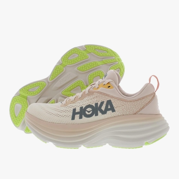 HOKA Women's Cream Running Shoes - Picture 4 of 9